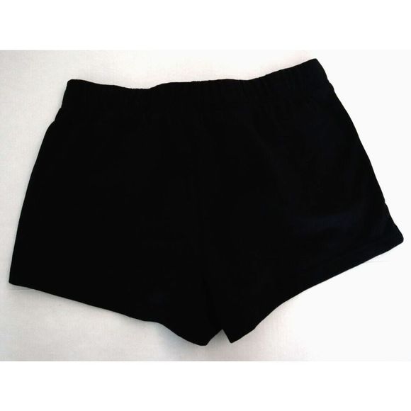 The North Face NF0A55MZ Women's Sz L Black Standard Fit Cotton Blend Logo Shorts - Picture 2 of 7